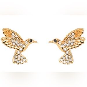 KATE SPADE Grandma’s Closet Hummingbird Stud Earrings